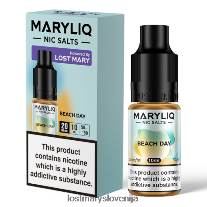 izgubljene mary maryliq nic soli - 10 ml | Lost Mary Flavours Ranked dan na plaži XLXB6R206