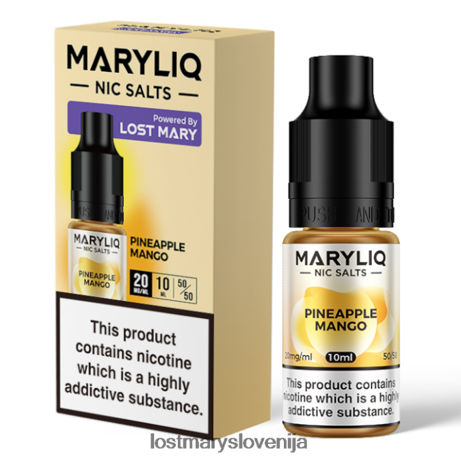 izgubljene mary maryliq nic soli - 10 ml | Lost Mary Vape Flavors ananas XLXB6R214