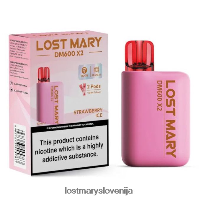 vape za enkratno uporabo lost mary dm600 x2 | Lost Mary Flavors jagodni led XLXB6R205