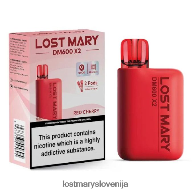 vape za enkratno uporabo lost mary dm600 x2 | Lost Mary Online Store rdeča češnja XLXB6R198