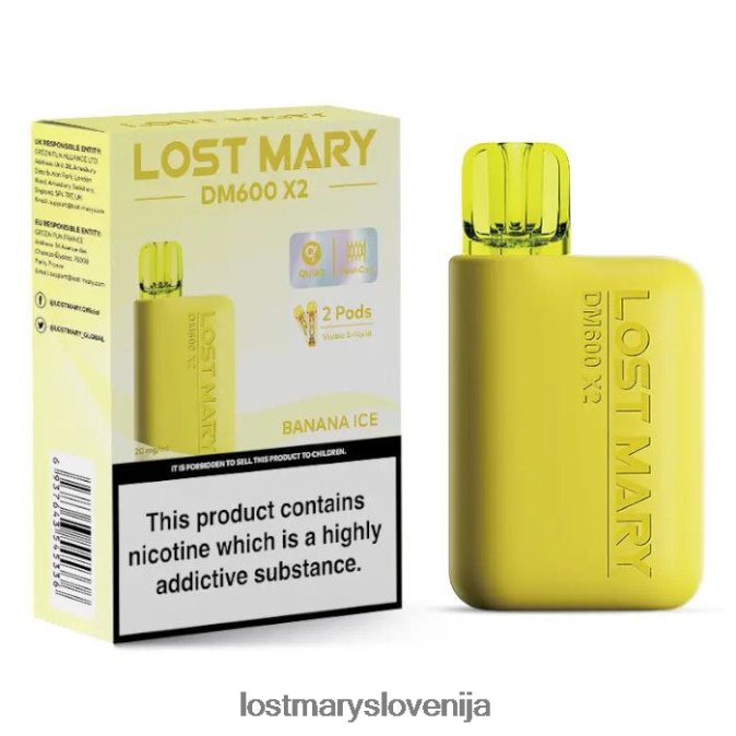vape za enkratno uporabo lost mary dm600 x2 | Lost Mary Online bananin led XLXB6R187