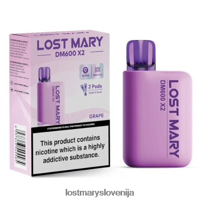 vape za enkratno uporabo lost mary dm600 x2 | Lost Mary Vape Slovenija grozdje XLXB6R192
