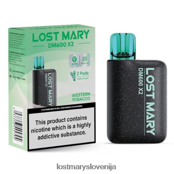 vape za enkratno uporabo lost mary dm600 x2 | Lost Mary Vape western tobak XLXB6R201