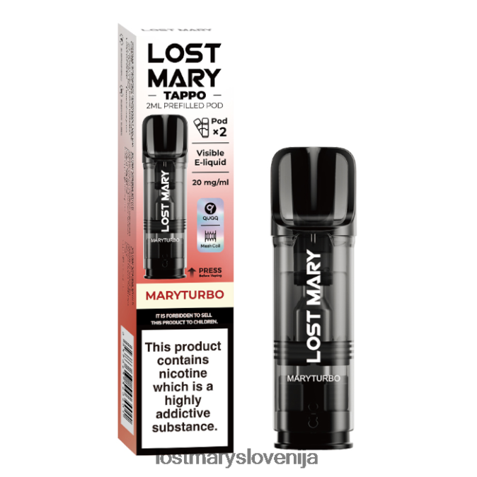 lost mary tappo napolnjeni stroki - 20 mg - 2pk | Lost Mary Flavors maryturbo XLXB6R185