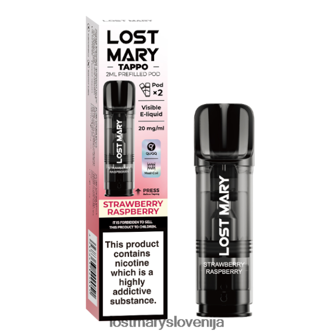 lost mary tappo napolnjeni stroki - 20 mg - 2pk | Lost Mary Online Store jagoda malina XLXB6R178