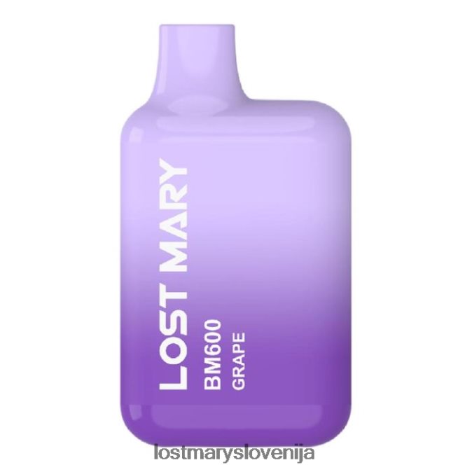 Lost mary bm600 vape za enkratno uporabo | Lost Mary Flavors grozdje XLXB6R155